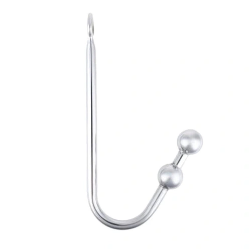 Pleasurable Hook Steel Stainless 4417 Two Anal Balls 0817